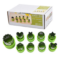 Keuken Gadget Rvs Diy Bento Cake Decoratie Mal Chocolade Brood Koekje Sandwich Fruit Groente Cutters Set