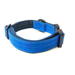 Custom 1 <span class=keywords><strong>Inch</strong></span> Luxe Verstelbare Zachte Neopreen Gewatteerde Nylon Halsband Met Aluminium Metalen Gesp - Product Image 2