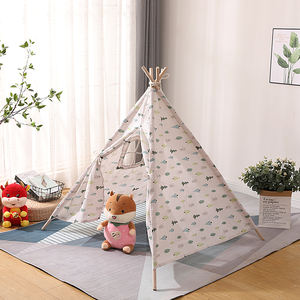 Maison de jeu féerique pour filles, tente extérieure en bois pour enfants, matériel écologique, tentes de plage pour bébés à vendre - Product Image 5