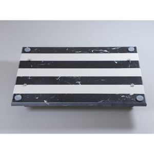 Speciale vassoio di marmo con bianco e nero per la decorazione o stoviglie - Product Image 4
