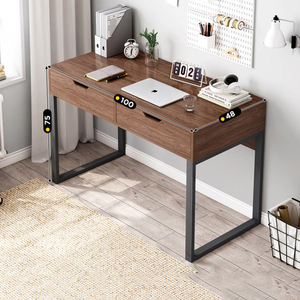 <span class=keywords><strong>Scrivania</strong></span> Salvaspazio per Computer, Ideale per Lavorare da <span class=keywords><strong>Casa</strong></span>, <span class=keywords><strong>Scrivania</strong></span> Bianca con Cassetti, Tavolo per Arredamento Commerciale - Product Image 2