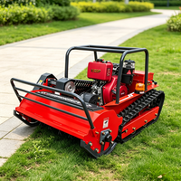 Tondeuse à gazon RC diesel sur chenilles pour terrains complexes et en pente
