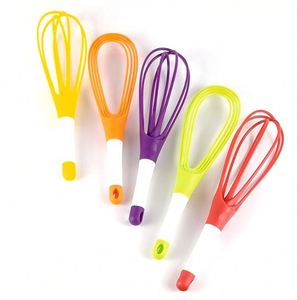 Multifunctional Foldable <b>Plastic</b> Kitchen Beater Manual <b>Egg</b> Whisk for Baking - Product Image 5
