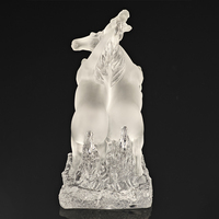 Figurine de cheval en cristal gravée à la main sur mesure, vente en gros d'usine Sinyore - Cadeau d'affaires, objet d'art de luxe, objet de collection