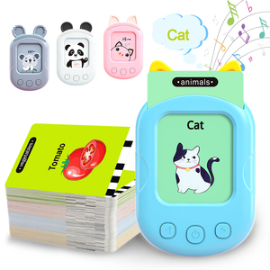 AiJH Cartes Flash <span class=keywords><strong>Anglais</strong></span> Parler Apprentissage Ressources éducatives Langue Cartes papier Machine d'apprentissage Jouets - Product Image 1