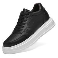 Baskets pour hommes en gros : Chaussures blanches tendance, légères et rehaussantes, de haute qualité et confortables