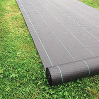 Toile anti-mauvaises herbes de 8 m de large, membrane de contrôle des adventices, tissu anti-UV, rouleau de toile anti-mauvaises herbes