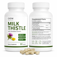 Extrait de Chardon-Marie et Racine de Pissenlit en Capsules – Formule Botanique à Base de Plantes pour le Bien-être Quotidien – Complément Alimentaire Marque Blanche en Gros