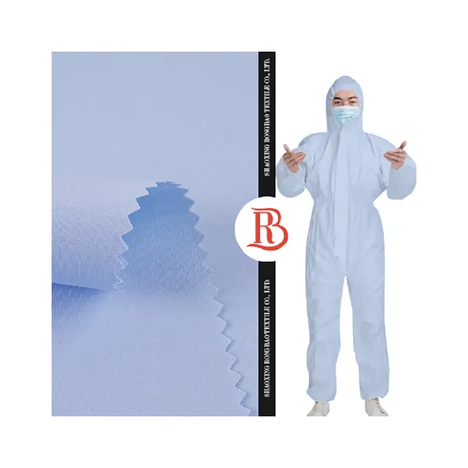 Giá Cả Cạnh Tranh Trong Kho Polyester Cotton Tc 65/35 Vải Bảo Vệ Đồng Bằng
