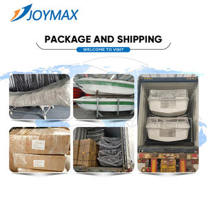 Bateau à rames <span class=keywords><strong>gonflable</strong></span> de haute qualité Joymax ZM-300 1,85 m en PVC écologique avec 10 CV pour <span class=keywords><strong>4</strong></span> <span class=keywords><strong>personnes</strong></span>, pour la navigation en mer et le surf en plein air - Product Image 5