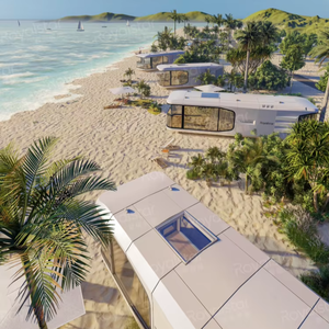 Cabina de estudio desmontable de Instalación rápida serie Cloud H40 casa prefabricada resistente al fuego - Product Image 1