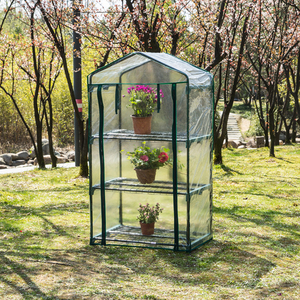 <span class=keywords><strong>Serre</strong></span> de jardin portable <span class=keywords><strong>Mini</strong></span> <span class=keywords><strong>serre</strong></span> verte avec porte à glissière pour une utilisation intérieure et extérieure Couverture en PVC <span class=keywords><strong>transparente</strong></span> - Product Image 4
