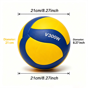 Balones de Voleibol V300W con Logotipo Personalizado, Balón de Voleibol de PU Ecológico, Duradero y de Alta Calidad para Entrenamiento de Adultos - Product Image 4
