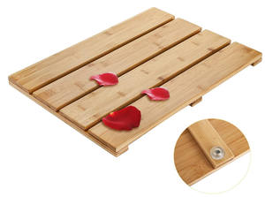 Alfombrilla antideslizante de bambú para baño, alfombrilla impermeable para <span class=keywords><strong>suelo</strong></span>, alfombrilla de <span class=keywords><strong>ducha</strong></span> de <span class=keywords><strong>madera</strong></span> - Product Image 6