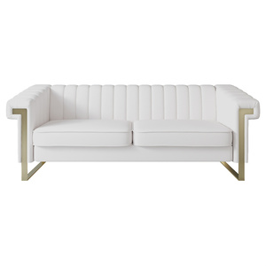 Canapé sectionnel moderne à deux places, capitonné, en <span class=keywords><strong>tissu</strong></span>, pour salon et villa - Product Image 3