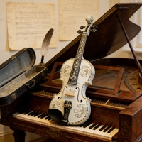 Nouvelle conception de violon artisanal de haute qualité, violon baroque 4/4 avec étui pour les performances et récitals classiques