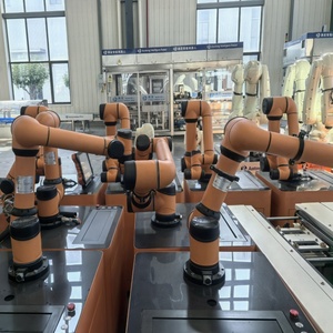 หุ่นยนต์ประกอบชิ้นส่วน TetherIA รุ่น Humanoid Robot Hand Assembly Line Robot AUBO I5 รับน้ำหนักได้ 5 กก. 6 DOF แขนหุ่นยนต์แบบร่วมปฏิบัติงาน - Product Image 1