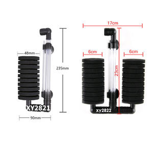 Filter spons, Filter akuarium spons ganda, Media dapat diganti, penyaring tangki ikan sangat senyap - Product Image 4