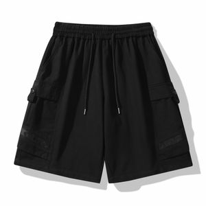 Pantalones cortos japoneses con logotipo personalizado para hombre, novedad de verano, pantalones casuales rectos holgados con múltiples bolsillos, moda popular 2025 genial - Product Image 3