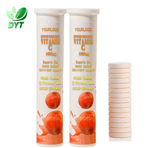 Tabletas Efervescentes de Vitamina C y Zinc, Gran Venta, Cumplen con la Ingesta Diaria <span class=keywords><strong>Recomendada</strong></span> de Vitamina C, Apoyo para la Salud Inmunológica - Product Image 1