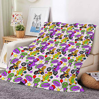 Nouvelle couverture en gros à motif de dessin animé, couverture mignonne pour enfants et bébés, personnalisable, pour la maison, les voyages, la voiture, le canapé, les plaids.