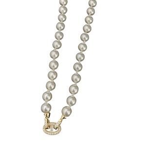 Nuevo Estilo, Collar Largo <span class=keywords><strong>de</strong></span> Perlas Gris Plateado Perfectamente Redondas, para <span class=keywords><strong>Mujer</strong></span>, Moda <span class=keywords><strong>de</strong></span> Alta Gama, Versátil, Ligero, Lujoso y Elegante, <span class=keywords><strong>Cadena</strong></span> para Suéter - Product Image 5