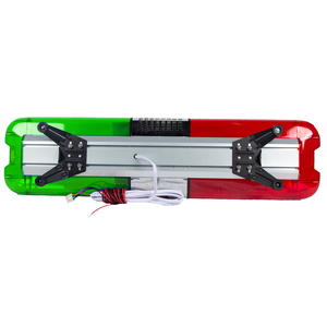 Ambulance Vehicle Green Red Led Rotating <strong>Warning</strong> <strong>Lights</strong> LightBar <strong>Blinker</strong> Led Roof Strobe <strong>Light</strong> Bar with Horn Siren - Product Image 4