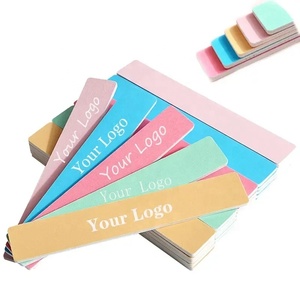 Giũa Móng Tay Hình Chữ Nhật Chuyên Nghiệp Màu Hồng Mới Nhất Giũa Móng Tay Tùy Chỉnh 80/100/180/240 Hình Vuông Màu Hồng Chất Lượng Tốt Giũa Móng Tay OEM Có Thể Giặt Được - Product Image 6