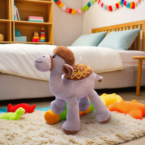 لعبة جمل محشوة واقعية محشوة للحيوانات في الصحراء للأطفال لعبة حيوانات محشوة جمل - Product Image 2