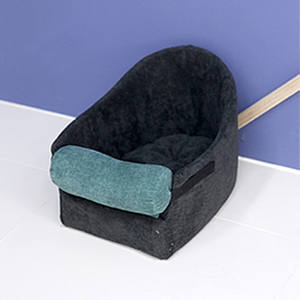 Asiento de cubo elevador de coche para mascotas, asiento de coche portátil, cama para perro, cama de viaje para mascotas con cinturón de seguridad - Product Image 5