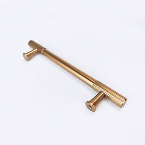 WEKIS Modern Luxury <b>Copper</b> Aluminum Cupboard <b>Handles</b> & Drawer Pull for Kitchen Wardrobe Dresser Workshop Apartment Furniture - Product Image 1