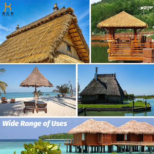 Hiện đại sợi Palm Roof tile chống cháy không thấm nước nhựa tổng hợp Thép PVC ASA bề mặt cho ngôi nhà biệt thự - Product Image 5