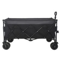 Carrito Plegable Todoterreno con Características Utilitarias para Exteriores, Carrito de Jardín, Compras, Playa, 1 Pieza/Caja, Personalizable OEM