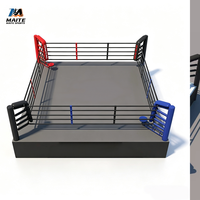 Ring de boxe robuste de 20 pieds avec structure renforcée et sol rembourré en PVC pour les sports de combat