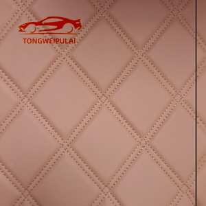 Tela de Cuero Sintético de PVC Acolchada y Grabada, Antimoho, Resistente a la Abrasión, para Decoración del Hogar, Fundas de Asientos de Coche, Sofás, Sillas y <span class=keywords><strong>Pisos</strong></span> - Product Image 1