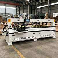 Perceuse à trois axes pour trous de bord, haute vitesse, règle réglable, pour panneaux illimités, machine de perçage multifonctionnelle pour bois de meuble