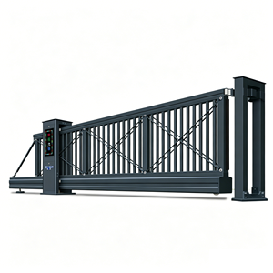 <span class=keywords><strong>Portail</strong></span> <span class=keywords><strong>coulissant</strong></span> électrique en alliage <span class=keywords><strong>d</strong></span>'aluminium, sans rail, pour cour, villa, école, clôture - Product Image 3