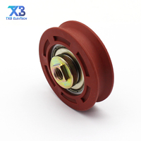 Rouleau de porte d'ascenseur à roulettes en acier inoxydable pour KONE pour applications d'entrepôt et de supermarché KM89628G02 50*14*6201