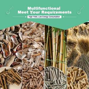 2024 miglior venditore di legno di segatura di paglia di segatura di girasole lettiera Pellet macchina per fare erba, buccia di caffè, guscio di arachidi - Product Image 6