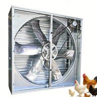 Ventilateur centrifuge automatique push-pull pour élevages, fermes avicoles, serres, système de ventilation à tampon de refroidissement, débit d'air élevé