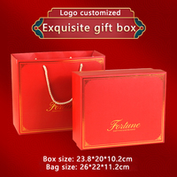 Set de Regalo Promocional Personalizado - Diseño de Moda Impreso en Serigrafía, Color Rojo, Logotipo Personalizado, Personalizable para Bodas, Shanqi