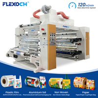 Presse d'impression flexographique haute vitesse pour films PE BOPP en polyéthylène – Prix compétitif