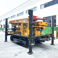 Foreuse hydraulique sur chenilles pour puits d'eau de 1000 m, pour l'agriculture