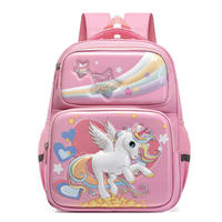 Sac à dos scolaire élémentaire 2023 Nouveau Modèle Oxford Tendance Fermeture Éclair Unisexe Dos Souple pour 6-9-12 Ans 1ère-3ème-6ème Année
