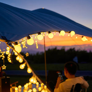 G50 toàn cầu chuỗi ánh sáng PC vật liệu 5M LED điểm nguồn ánh sáng xây dựng trang trí IP67 RGB không thấm nước bảo hành 2 năm - Product Image 4