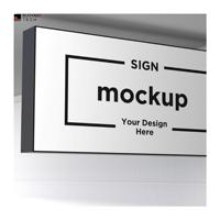 Panneau d'affichage à LED personnalisé pour publicité d'extérieur, forme rectangle, 12V, enseigne Lightbox personnalisée avec consommation d'énergie