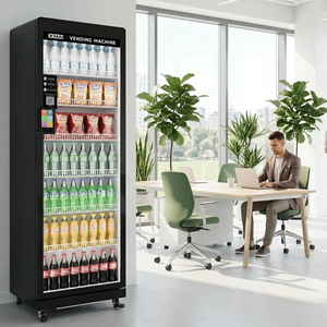 Distributeur automatique intelligent XMAI à vision IA, 425L, réfrigéré, 4G LTE, surveillance à distance, accepte Apple/<span class=keywords><strong>Samsung</strong></span> <span class=keywords><strong>Pay</strong></span> pour hôtels - Product Image 1