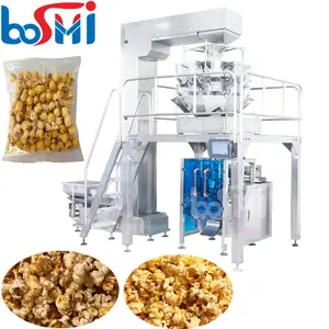 Vertical automatic weighing packing machine for donut vffs packaging machine for waffle biscuit pretzels