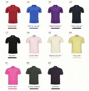 Unisex Bulk Jacquard Formal Polos Custom Casual Lapel Short Sleeve Tshirt 100% Cotton Polo-<b>Shirts</b> Golf for Polo School - Product Image 3