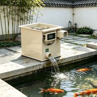 Filtre à tambour pour bassin à koïs QihangRAS, prix d'usine, 10 m3, filtre à micro-mailles 200, aquaculture, bassin à poissons, filtre à tambour rotatif